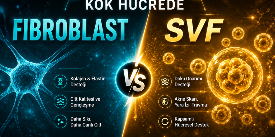 Fibroblast ve SVF kök hücre uygulamaları arasındaki farklar